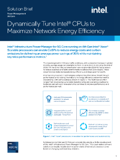 Resumo do Intel® Infrastructure Power Manager