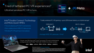 Infográfico RV de Intel® Killer™ Wi-Fi