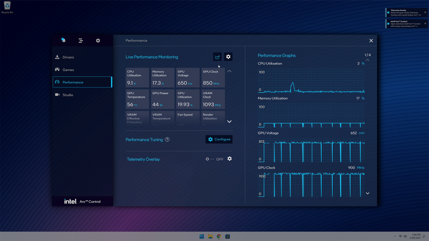 Resumo dos jogos em nuvem do Windows com Intel® Data Center GPU Série