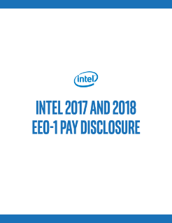 Intel 2017 and 2018 EEO-1 Pay Disclosure