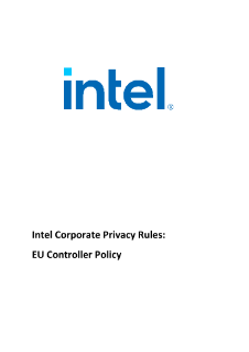 Regras vinculativas das empresas (EEE) da Intel