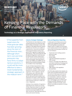 Meet the Demands of Financial Regulatory Reporting